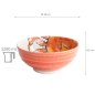 Preview: TDS, Nudel-Schale, Seafood, Ø 19 x 8,5 cm, 1200 ml, Krabbe, Rot - Art Nr. 17793