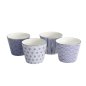 Preview: Tea Cup Set Nippon Blue (Blue/White), 4 pcs., Porcelain, Ø 8.3 × 6.5 cm, 180 ml, Item No. 17836