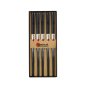 Preview: TDS, Chopstick Set, Stainless Steel, 5 pair, 22,5 cm, Item No. 17906