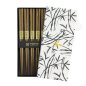 Preview: Bamboo White 5 Paar Essstäbchen bei g-HoReCa
