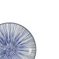 Preview: Teller Nippon Blue Lines Blau/Weiß, Porzellan, Ø 16 × 2 cm, Art.-Nr. 17952
