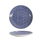Preview: Tokyo Design Studio Teller Nippon Blue Dots Blau/Weiß, Porzellan, Ø 20,6 × 2,2 cm