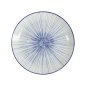 Preview: Plate Nippon Blue Lines Blue/White, Porcelain, Ø 25.7 × 3 cm, Item No. 17956