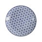 Preview: Plate Nippon Blue Stars Blue/White, Porcelain, Ø 25.7 × 3 cm, Item No. 17957