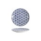 Preview: Tokyo Design Studio Teller Nippon Blue Stars Blau/Weiß, Porzellan, Ø 16 × 2 cm