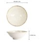 Preview: Ramen Bowl White, Melamine, Ø 24.2 × 8.8 cm, 1 l, Item No. 18223