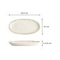 Preview: Plate Melamine Earthware, Melamine, 25.4 × 13 × 2.9 cm, Item No. 18229