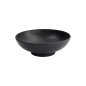 Preview: Bowl Black, Melamine, Ø 22.6 × 7.5 cm, 950 ml, Item No. 18235