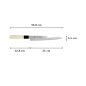 Preview: Sashimi-Messer (Filetiermesser), Edelstahl, Klinge 21 cm, Art.-Nr. 18285