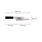 Preview: Santoku Knife (All-Purpose Knife) Sekiryu, Stainless Knife Steel, blade 16.5 cm, ABS plastic handle, Item No. 18287