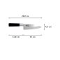 Preview: Deba Knife (Meat Knife) Sekiryu, Stainless Steel, blade 15 cm, black ABS plastic handle, Item No. 18289