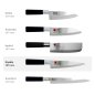 Preview: Gyuto Knife (Carving Knife) Sekiryu, Stainless Knife Steel, blade 18 cm, ABS plastic handle, Item No. 18291
