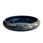 Preview: TDS, Sushi Oke, Marble, Außen 40,3x7cm Innen 34,3x5,1cm, Blau/Gold - Art Nr.18316