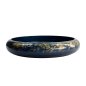 Preview: TDS, Sushi Oke, Marble, Außen 40,3x7cm Innen 34,3x5,1cm, Blau/Gold - Art Nr.18316