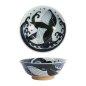 Preview: Tokyo Design Studio Ramen Bowl Kawaii Ohira Whale Blue/White, Porcelain, Ø 20.3 × 8 cm, 800 ml