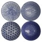 Preview: Tayo-Schalen-Set Nippon Blue, 4-tlg., Porzellan, Ø 15,2 × 6,7 cm, 500 ml, Art.-Nr. 18355