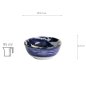 Preview: TDS, Japonism, Schale, Blau, Ø 8,7 x 3,7 cm, 95 ml, Dragon -Art Nr: 18752
