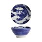 Preview: Tokyo Design Studio Rice Bowl Japonism Dragon Blue, Porcelain, Ø 18 × 9 cm, 1 l