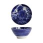 Preview: Tokyo Design Studio Rice Bowl Japonism Lion Blue, Porcelain, Ø 18 × 9 cm, 1 l