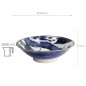 Preview: TDS, Japonism, Bowl, Blue, Ø 25.2 x 7.7 cm, Dragon - Item No: 18765