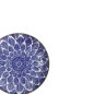 Preview: Teller Ohuke Dahlia Blau/Weiß, Porzellan, Ø 21,5 × 3 cm, Art.-Nr. 18888