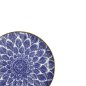 Preview: Teller Ohuke Dahlia Blau/Weiß, Porzellan, Ø 25 × 3 cm, Art.-Nr. 18889