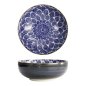 Preview: Tokyo Design Studio Ramenschale Ohuke Dahlia Blau/Weiß, Porzellan, Ø 21,5 × 8 cm, 1,85 l