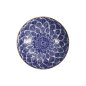 Preview: Ramenschale Ohuke Dahlia Blau/Weiß, Porzellan, Ø 21,5 × 8 cm, 1,85 l, Art.-Nr. 18893