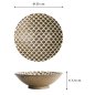 Preview: Salad Bowl Iga Matte Mermaid Brown, Stoneware, Ø 25 × 7.4 cm, 1.4 l, Item No. 20331