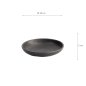 Preview: Ø 10x2cm Yuzu Black Saucer at g-HoReCa (picture 5 of 5)