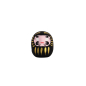 Preview: TDS, Daruma, Dekoration, Schwarz, Ø 4 cm - Art Nr: 20707