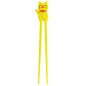 Preview: TDS, Kids-Chopsticks , Kitchenware, 22 cm, Lucky Cat, Yellow - Item No. 20726