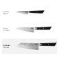 Preview: Santoku-Bunka-Messer Kotai (Allzweckmesser) mit Bambusbox, Klinge 17 cm, Art.-Nr. 20851