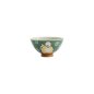 Preview: Rice Bowl Kawaii Shiba-Dog Green, Porcelain, Ø 12.5 × 7 cm, 350 ml, Item No. 20985