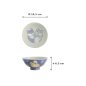 Preview: Reisschale Kawaii Shiba-Dog Blau, Porzellan, Ø 14,5 × 6,5 cm, 500 ml, Art.-Nr. 20989