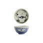 Preview: Tokyo Design Studio Reisschale Kawaii Cat Blau, Porzellan, Ø 13 × 8 cm, 400 ml