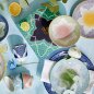 Preview: TDS, Teller, Lily Flower, Hell Blau, Ø 20x3cm - Art Nr. 21154