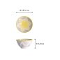 Preview: Tayo Bowl Lily Flower Purple, Porcelain, Ø 13.5 × 6.8 cm, 300 ml, Item No. 21159