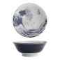 Preview: Tokyo Design Studio Ramen Bowl Hokusai Blue/White, Porcelain, Ø 21 × 8.5 cm