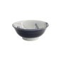 Preview: Ramen Bowl Hokusai Blue/White, Porcelain, Ø 21 × 8.5 cm, Item No. 21208