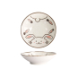 Preview: Tokyo Design Studio Flache Schale Kawaii Rabbit Usagi Rosa, Porzellan, Ø 17 × 4,9 cm
