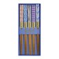 Preview: Essstäbchen-Set Kasuri Blau, 5 Paar, Holz, Art.-Nr. 21304