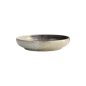 Preview: Pasta Plate Oboro Yamakage Black/Brown/White, Stoneware, Ø 22 × 4 cm, 650 ml, Item No. 21449