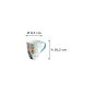 Preview: Tasse Kawaii Japan A Bunt in Geschenkbox, Porzellan, Ø 8,5 × 10,2 cm, 380 ml, Art.-Nr. 21529