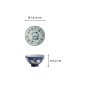 Preview: Reisschale Kawaii Cat Neko Blau, Porzellan, Ø 11,4 × 6,2 cm, 300 ml, Art.-Nr. 2152
