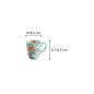 Preview: Tasse Kawaii Goldfish Rot/Blau in Geschenkbox, Porzellan, Ø 8,5 × 10,2 cm, 380 ml, Art.-Nr. 21535
