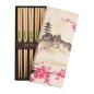 Preview: Wooden Brown Chopstick Set at g-HoReCa (picture 1 of 5)