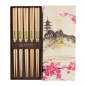Preview: Wooden Brown Chopstick Set at g-HoReCa (picture 2 of 5)