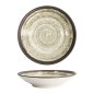 Preview: Tokyo Design Studio Deep Plate Asashio Black/White, Stoneware, Ø 23 × 5 cm