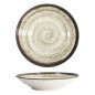 Preview: Tokyo Design Studio Deep Plate Asashio Black/White, Stoneware, Ø 29 × 6 cm